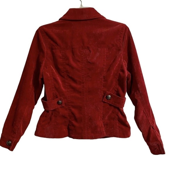 LAL Live A Little Corduroy Jacket Blazer Red Size PS Lightweight Classic… - Picture 3 of 9